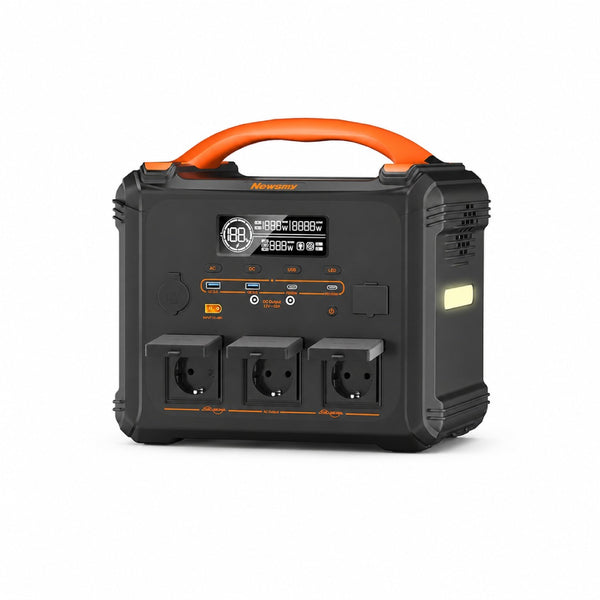 NEWSMY S1210 2000W Portable Power Station 1102.5Wh LiFePO4 Solar Generator