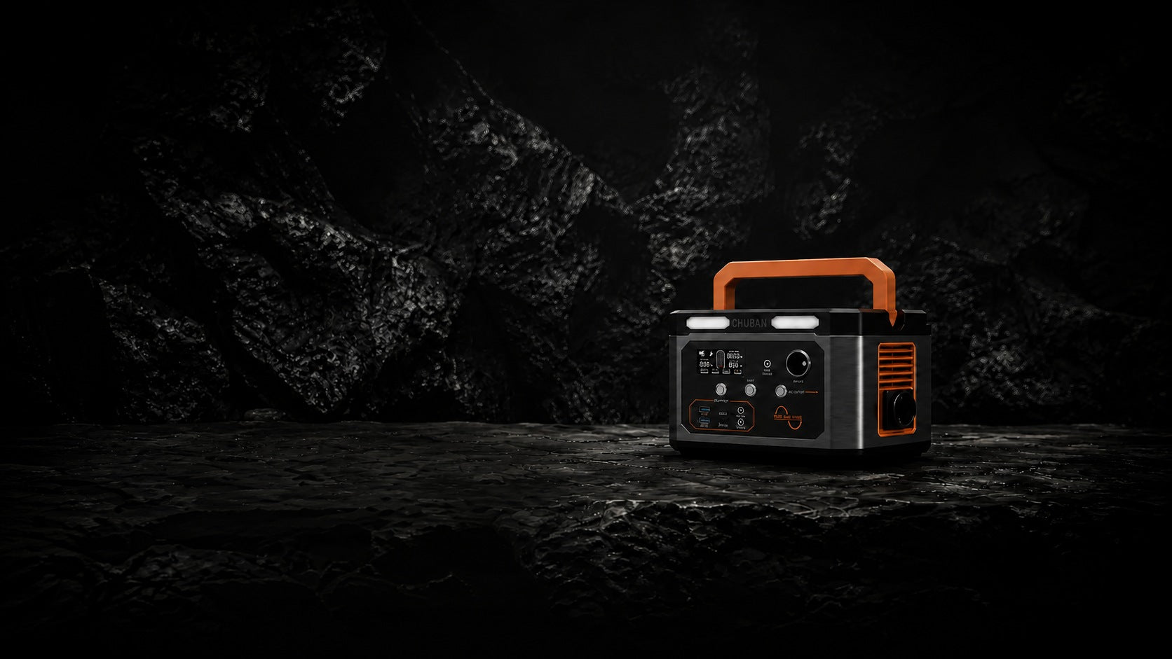 500W portable power station with 299Wh lithium battery for camping, home backup, travel, and emergency power.